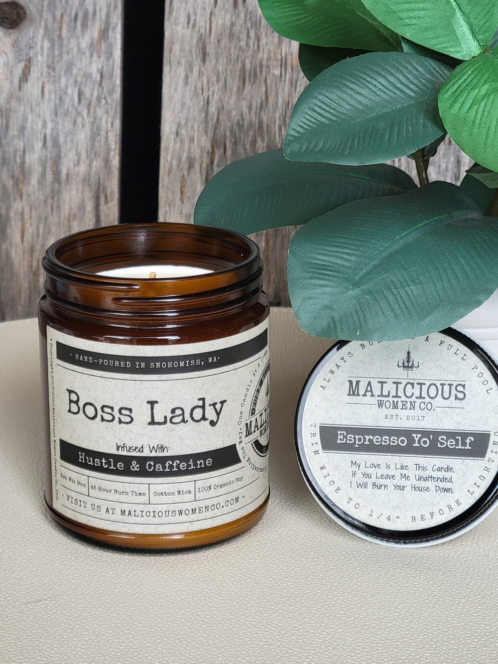 Boss Lady Espresso Yo' Self Candle Infused With Hustle & Caffeine